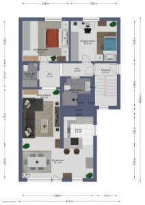 Grundriss bemaßt EG