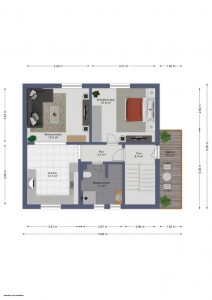 Grundriss bemaßt OG