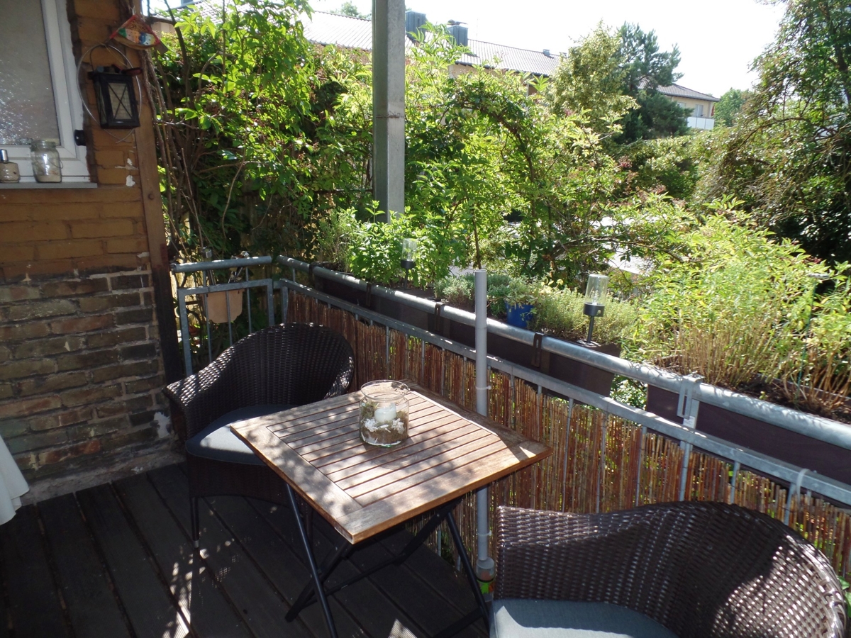 Balkon Hofseite